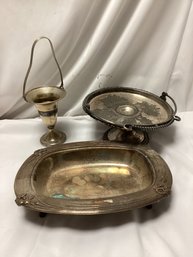 Victorian Bridal Baskets And Tray