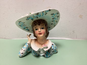 Lefton Head Vase Southern Belle