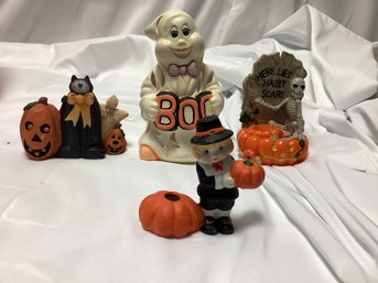 Halloween & Thanksgiving Ceramic And Resin Decor