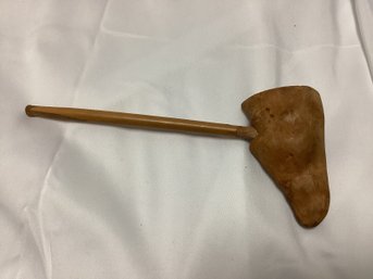 Carved Wood Vintage Tobacco Pipe