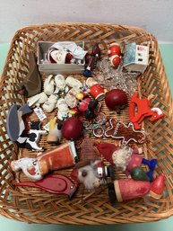 Vintage Christmas Ornaments And Decor Lot