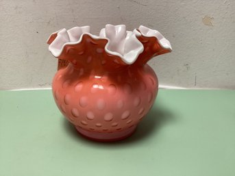 Fenton 'bubble Optic' Coral