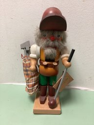 Holzkunst Christian Ulbricht Golfer Nutcracker