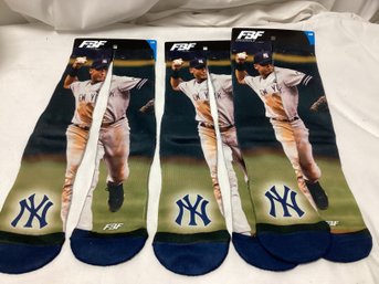 Derek Jeter New York Yankee Socks - 3 Pairs