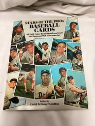 Stars Of The 1950s Baseball Cards Book - Uncut Reproduction Cards