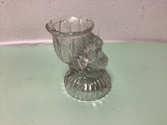 Frog Glass Toothpick Holder C. 1911