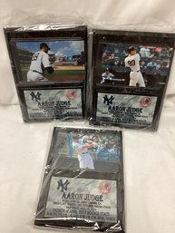Aaron Judge Rookie States Plaque Lot - Lot Of 3