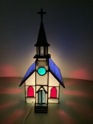 Stained Glass Light Up Steeple