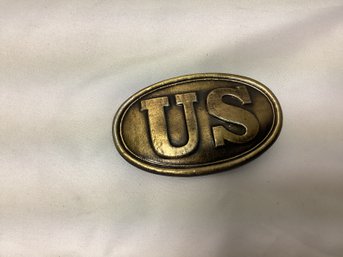 US Brass Belt Buckle
