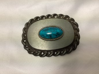 Turquoise Stone Belt Buckle