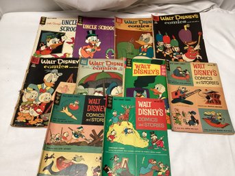 Walt Disney's Comic Lot - Dell And Gold Key - Unclue Scrooge And More