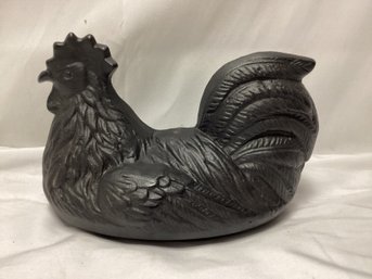 Black Cast Iron Rooster