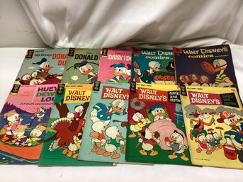 Walt Disney's Comic Lot - Dell And Gold Key - Donald Duck And More