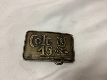 Colt 45 Brass Belt Buckle
