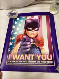 Batgirl Canvas Poster