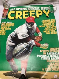 Creepy #84 Play Ball! Magazine Cover Poster