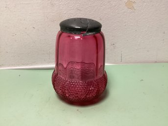 Cranberry Acorn Sugar Shaker