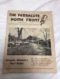 1942 The Ferracute Home Front - Pearl Harbor Remembrance Edition