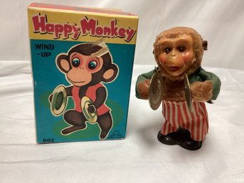 Wind-up Happy Monkey Toy - Japan