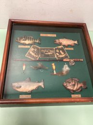 Vintage Fishing Shadow Box