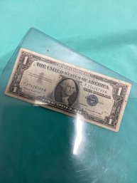 1957a Blue Seal Dollar Note