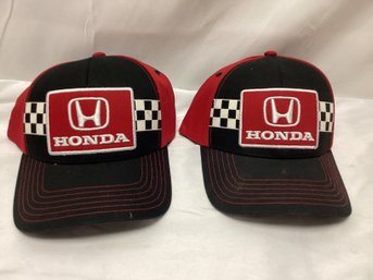 Pair Of Honda Snap-back Hats - Both NWT