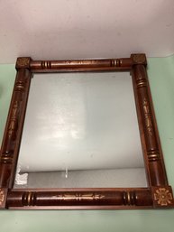 Very Heavy Wooden Framed Mirror