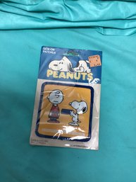 Vintage Peanuts Charlie Brown & Snoopy Sew On Patch