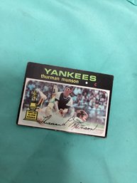 1971 Topps Thurman Munson Baseball Card