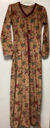 Vintage Velour Handmade Maxi Dress
