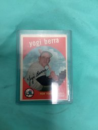 1959 Topps Yogi Berra Baseball Card