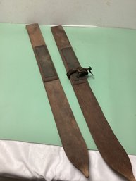 Vintage Wooden Skiis