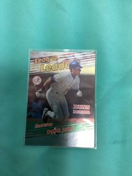 1998 Topps Derek Jeter League Leader Baseball Card