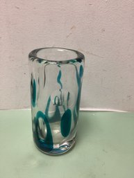 Kosta Boda Signed Art Glass Vase