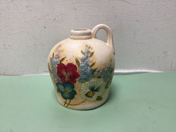 Bob's Pottery Pansy Vines Small Jug