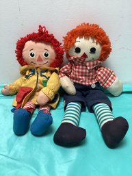 Vintage Raggedy Anne & Andy Dolls