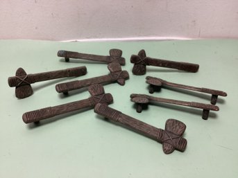 Cast Iron Tomahawk Antique Drawer Handles