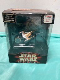 Naboo Starfighter Mini Clock Star Wars Episode 1