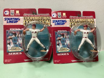 Steve Carlton Cooperstown Collection Starting Lineup Figures - Lot Of 2