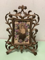 Antique Hallmark Marked Gold Gilt Heavy Picture Frame