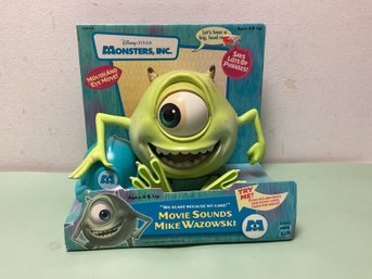 2001 Hasbro Disney's Pixar Monsters, Inc Movie Sounds Mike Wazowksi Figure