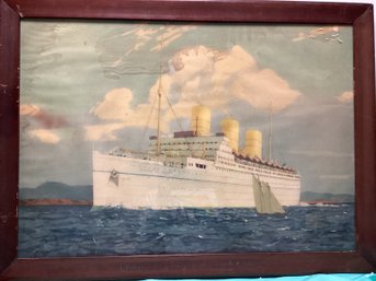 Canadian Pacific Steamships Framed Artwork