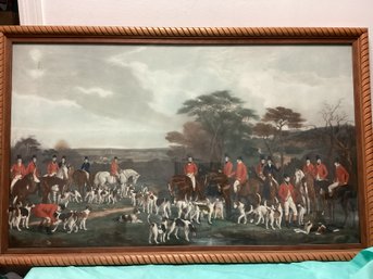 Richard Sutton And The Quorn Hounds Framed Artwork