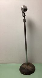 Vintage Turner Crystal Microphone On Atlas Sound Stand