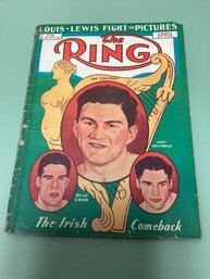 1939 April Pat Comiskey, Billy Conn, Joey Archibald The Irish Comeback The Ring Magazine