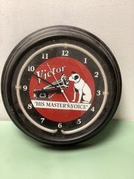 Victor 'his Master's Voice' Clock