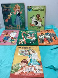 Vintage Coloring And Activity Books