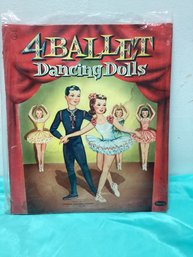 4 Ballet Dancing Dolls Paper Doll Book