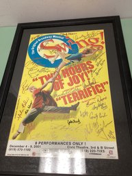 The Original Broadway Musical Swing Signed Framed Poster - Signed By Cast!