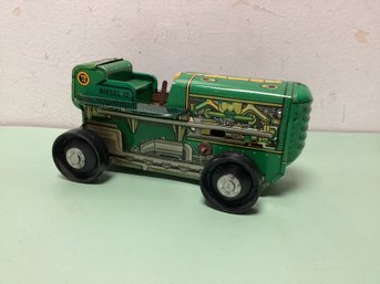 TD Diesel 12 Wind-up Tin Toy Tractor